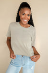 mode, plain jane crop tee