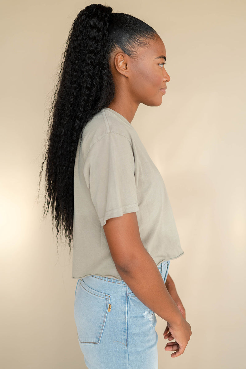 mode, plain jane crop tee