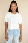 mode, plain jane crop tee