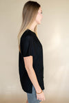 mode, mesh short sleeve top