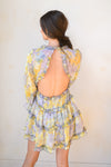 mode, floral date night dress