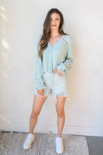 mode, sarah l/s woven blouse