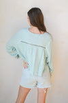 mode, sarah l/s woven blouse