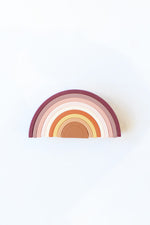 silicone rainbow stacker