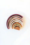 silicone rainbow stacker