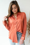 mode, slow down button blouse