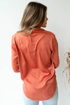 mode, slow down button blouse