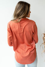 mode, slow down button blouse