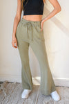 mode, terry knit flares