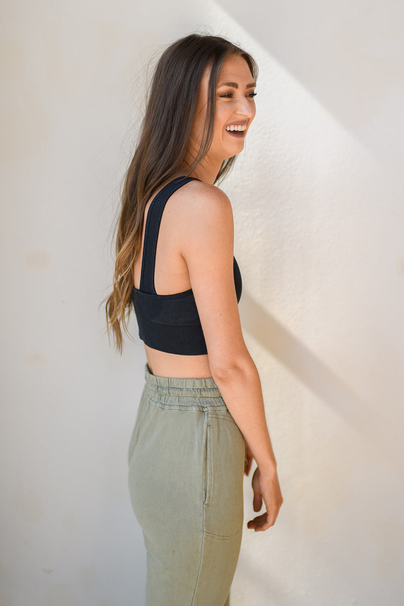 mode, spliced seamless sports bra
