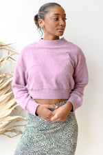 mode, don't furry babe turtleneck top