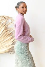 mode, don't furry babe turtleneck top