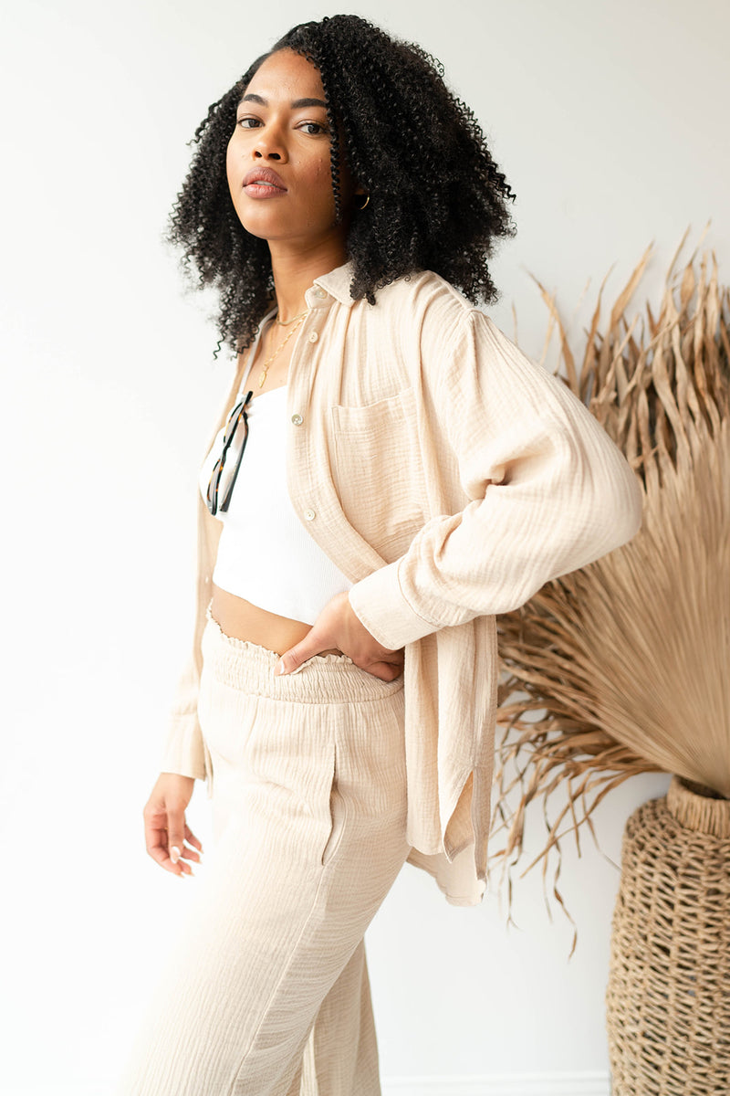 mode, mallorca boyfriend shirt