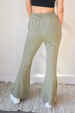 mode, terry knit flares