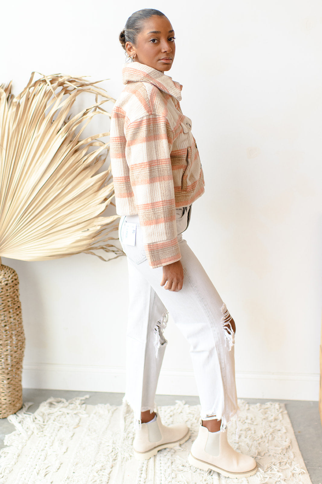mode, plaid to the bone jacket