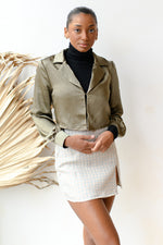 mode, satin fever button top
