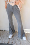 mode, terry knit flares