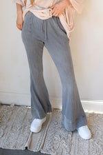 mode, terry knit flares