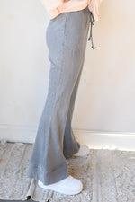 mode, terry knit flares