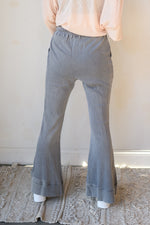 mode, terry knit flares