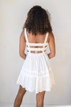 mode, smocked ruffle dress