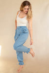 mode, strong ties ankle pant