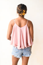 mode, date night frills crop top