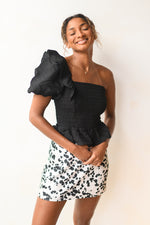 mode, oh you fancy, one shoulder top