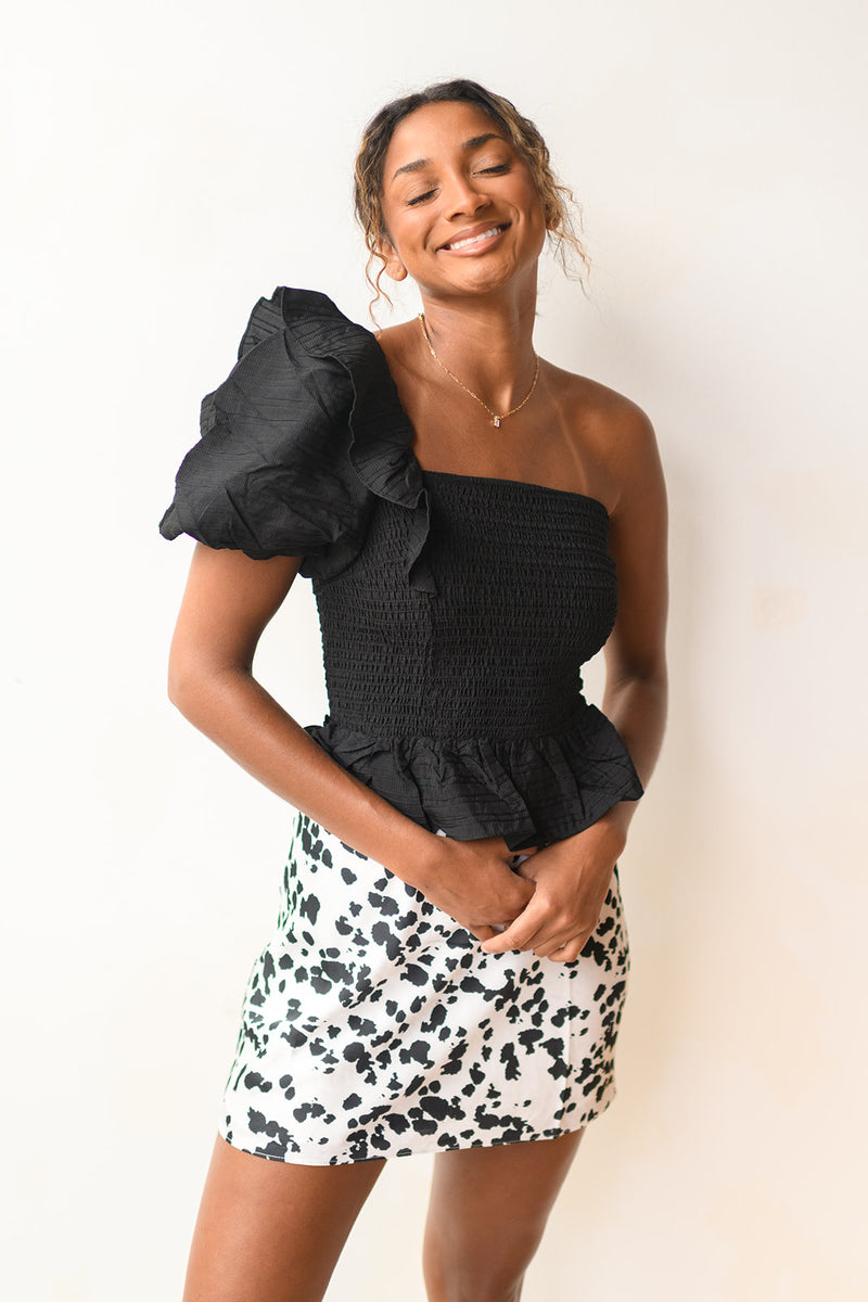 mode, oh you fancy, one shoulder top