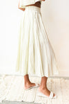 mode, sage the day skirt