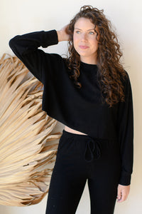 mode, lounge raglan long sleeve