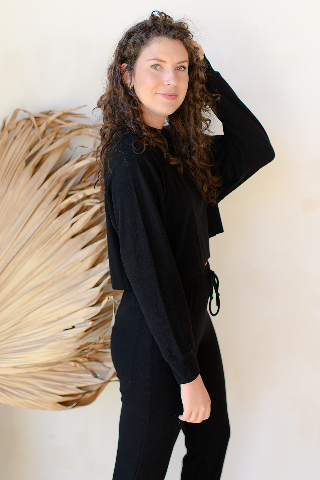 mode, lounge raglan long sleeve