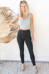 mode, lorelei ribbed crop tank