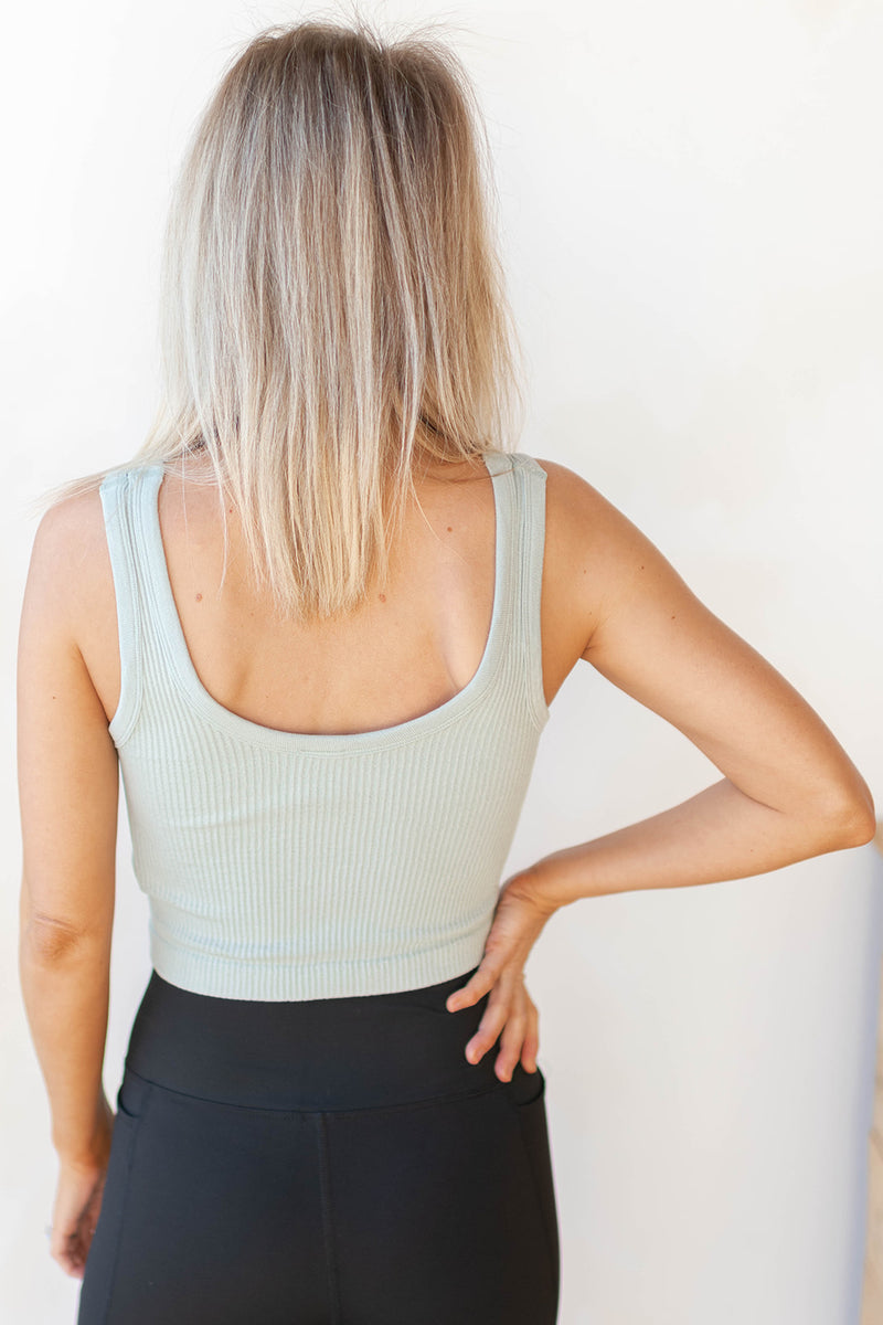 mode, lorelei ribbed crop tank