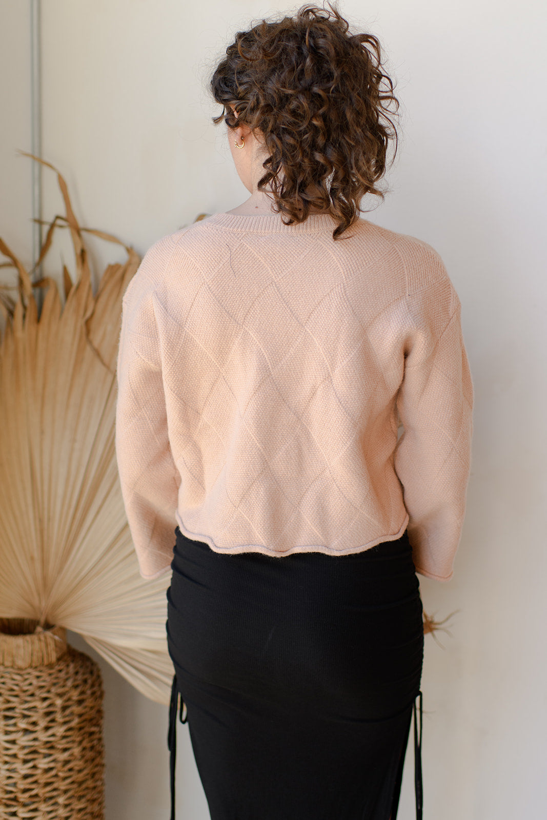 mode, bell sleeve crop sweater