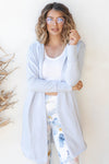 mode, longline hoodie cardigan