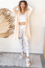 mode, longline hoodie cardigan