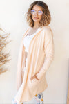 mode, longline hoodie cardigan