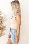 mode, lorelei ribbed crop tank