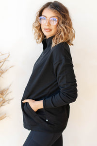 mode, annalise cinched pullover