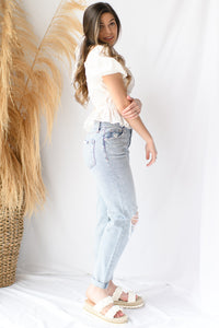 mode, presley high rise jeans