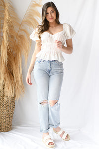 mode, presley high rise jeans
