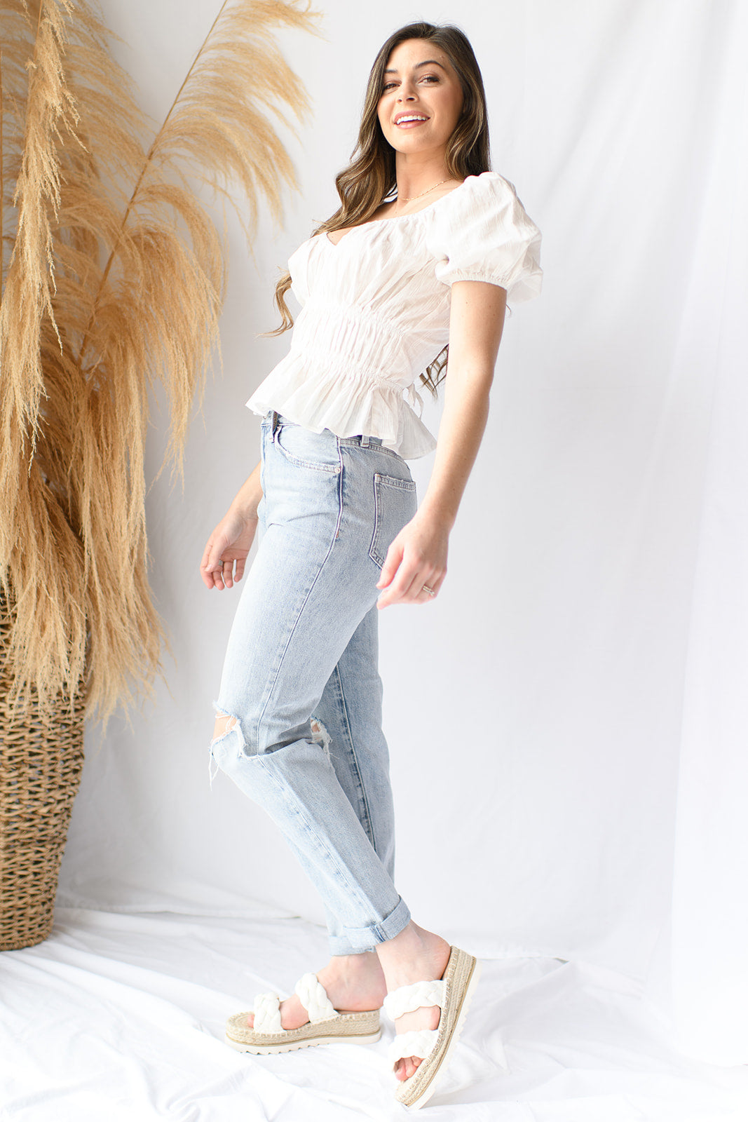 mode, presley high rise jeans