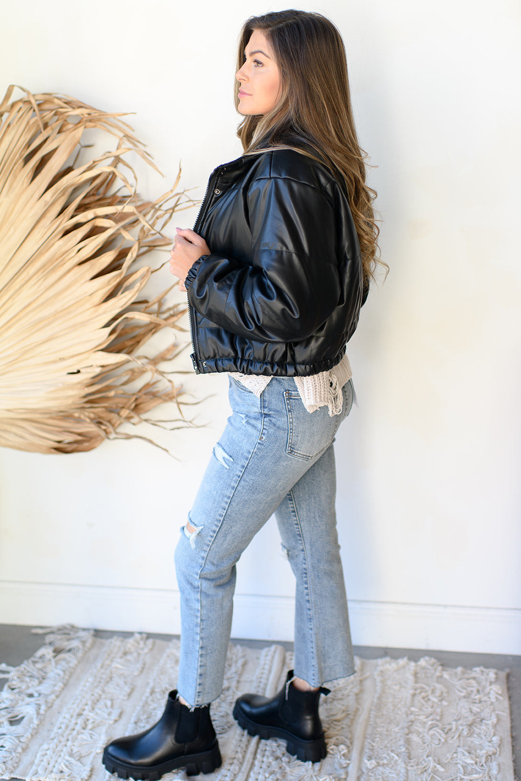 mode, diamond in the puff jacket