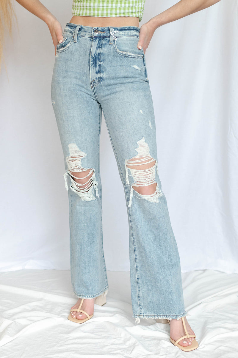 mode, stevie flare jeans