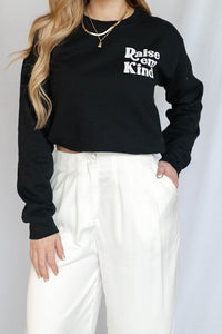 mode, raise em kind sweatshirt