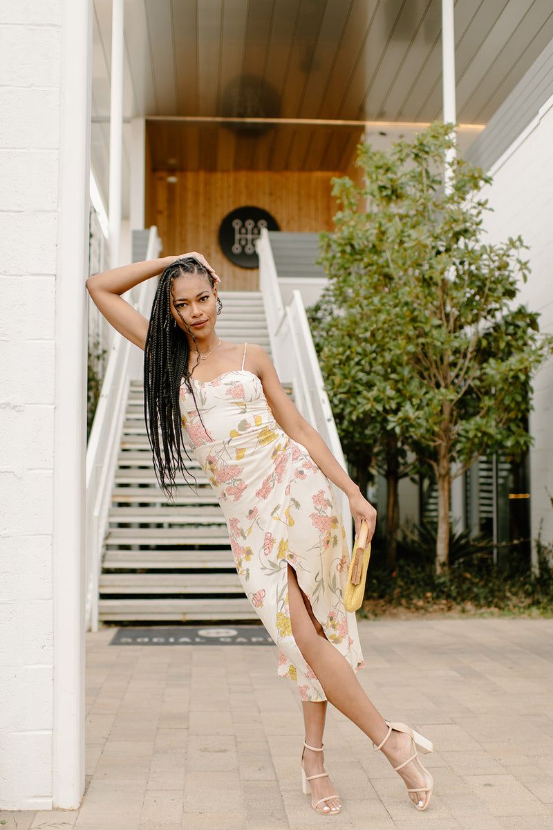 mode, hard to say floral dress