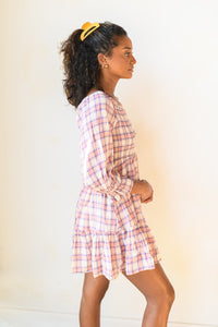 mode, picket fence dress