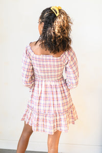 mode, picket fence dress