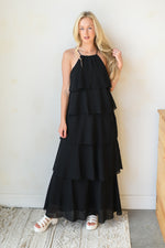 mode, joyful tiers maxi